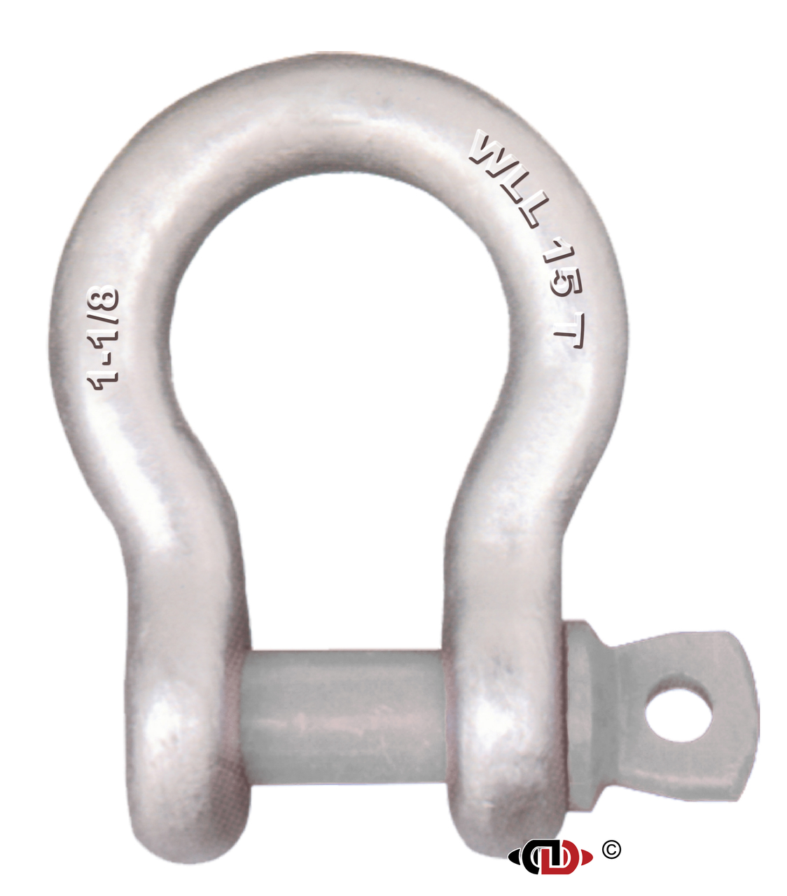 D3 15 Ton Alloy Screw Pin Anchor Shackle 1-1/8" Crosby G209A MILITARY 1017604 