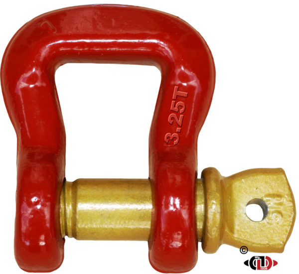 3.25 Ton Web & RoundSling All Forged Shackle & Screw Pin